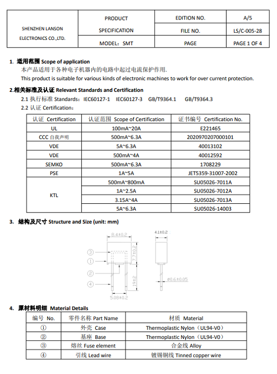 SMT T3.15A